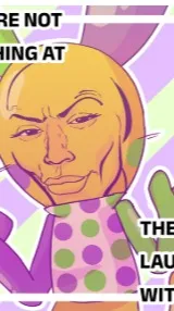 ai character: looey the balloon  background