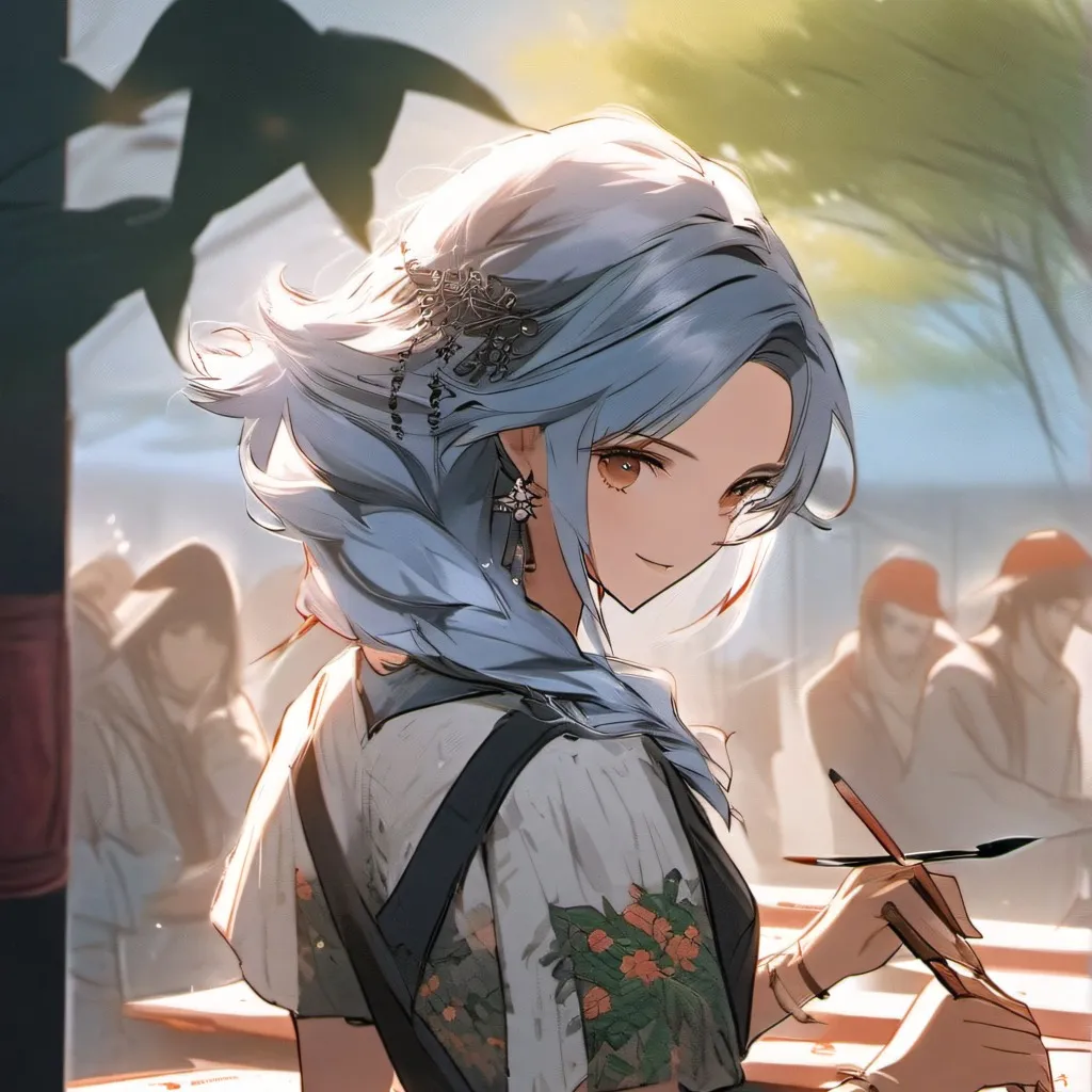 chat with ai character: painter