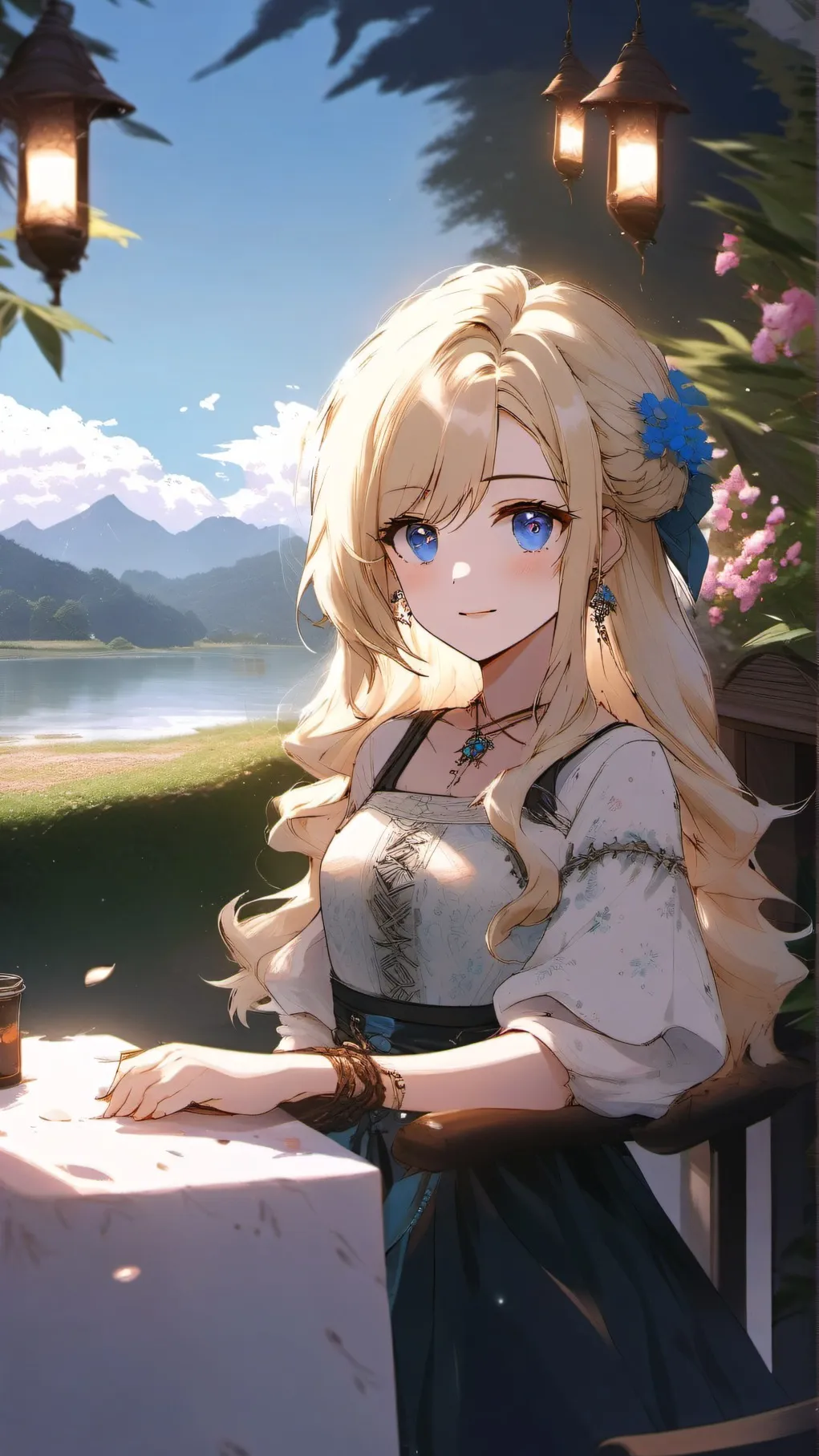 ai character: Chelsea background