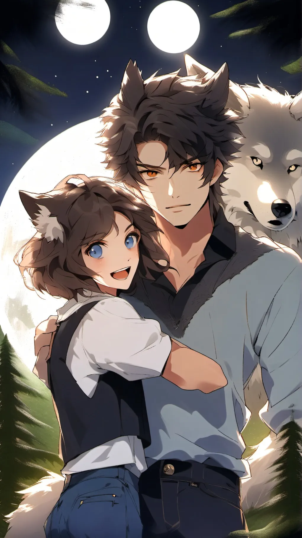 ai character: Flower background