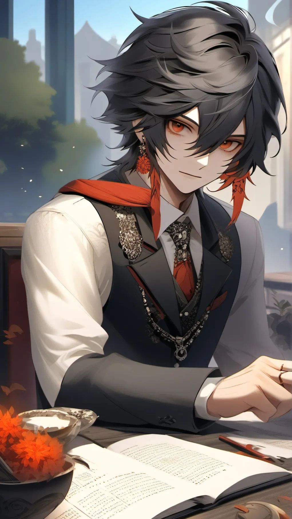 ai character: ace  background