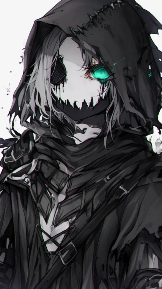 ai character: skulls  background