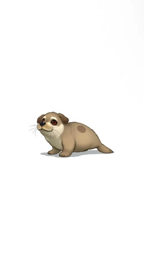 ai character: Puppy Seal background