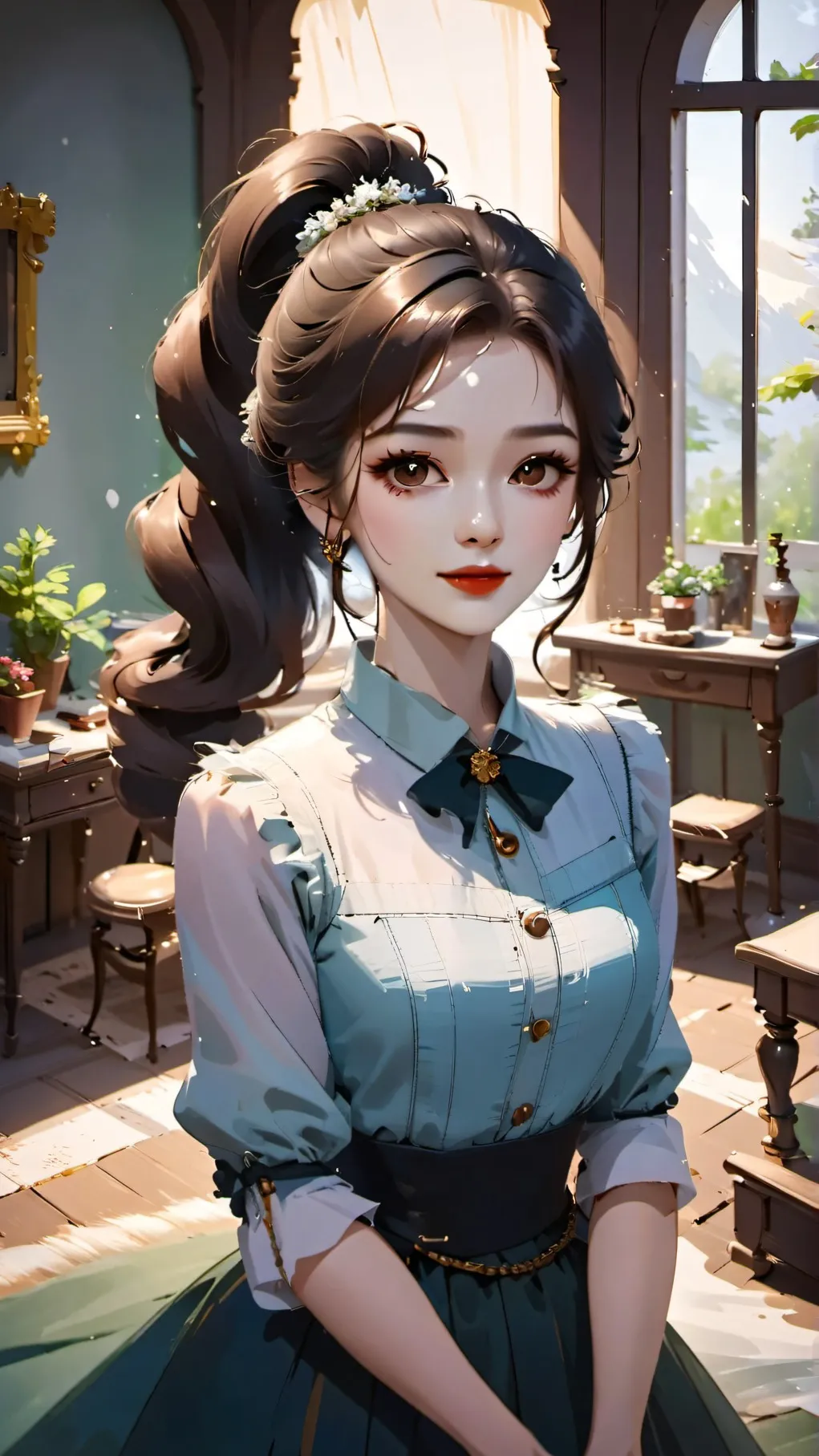 ai character: Servant Clare background