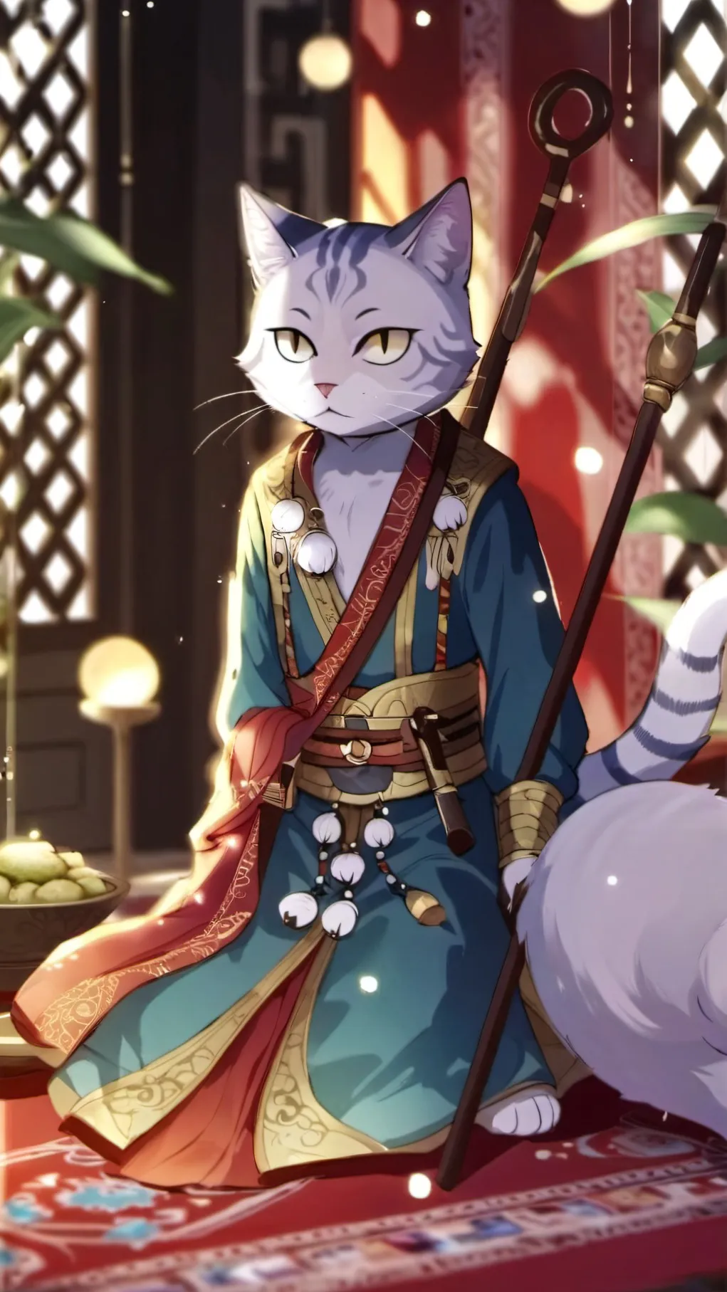 ai character: cubo background