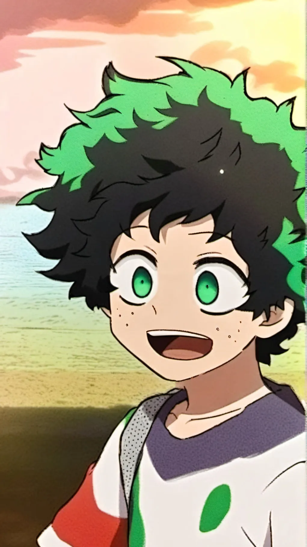 ai character: Deku background