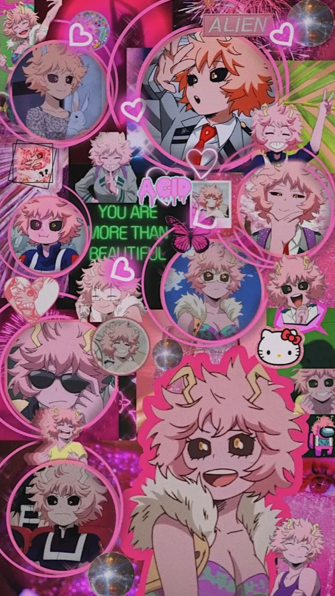 ai character: ~-Mina Ashido-~ background