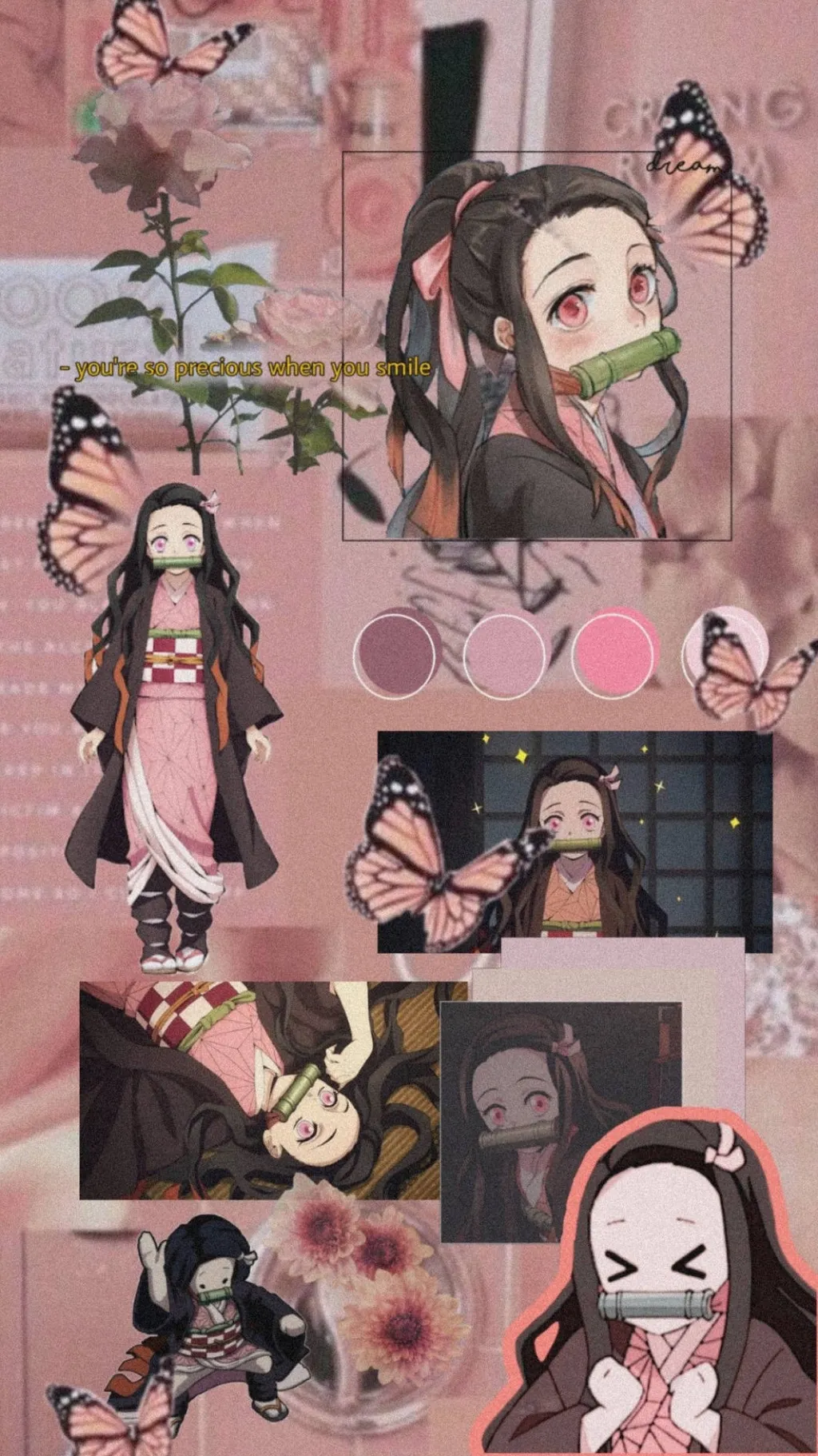 ai character: ~-nezuko kamado-~ background