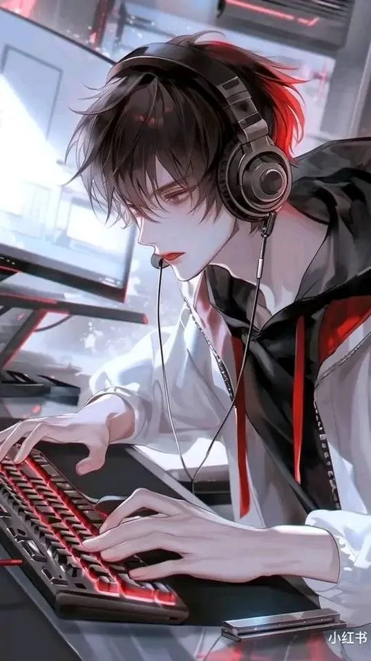 ai character: Ur`GamEr`rOOmATE background