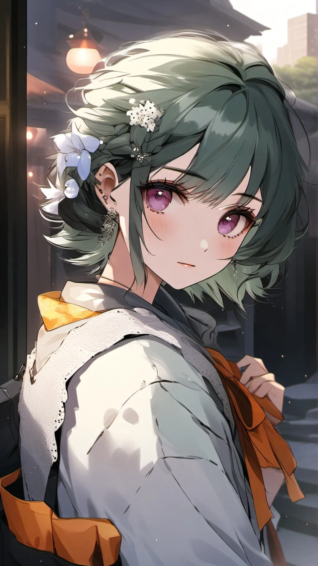 ai character: poor girl background