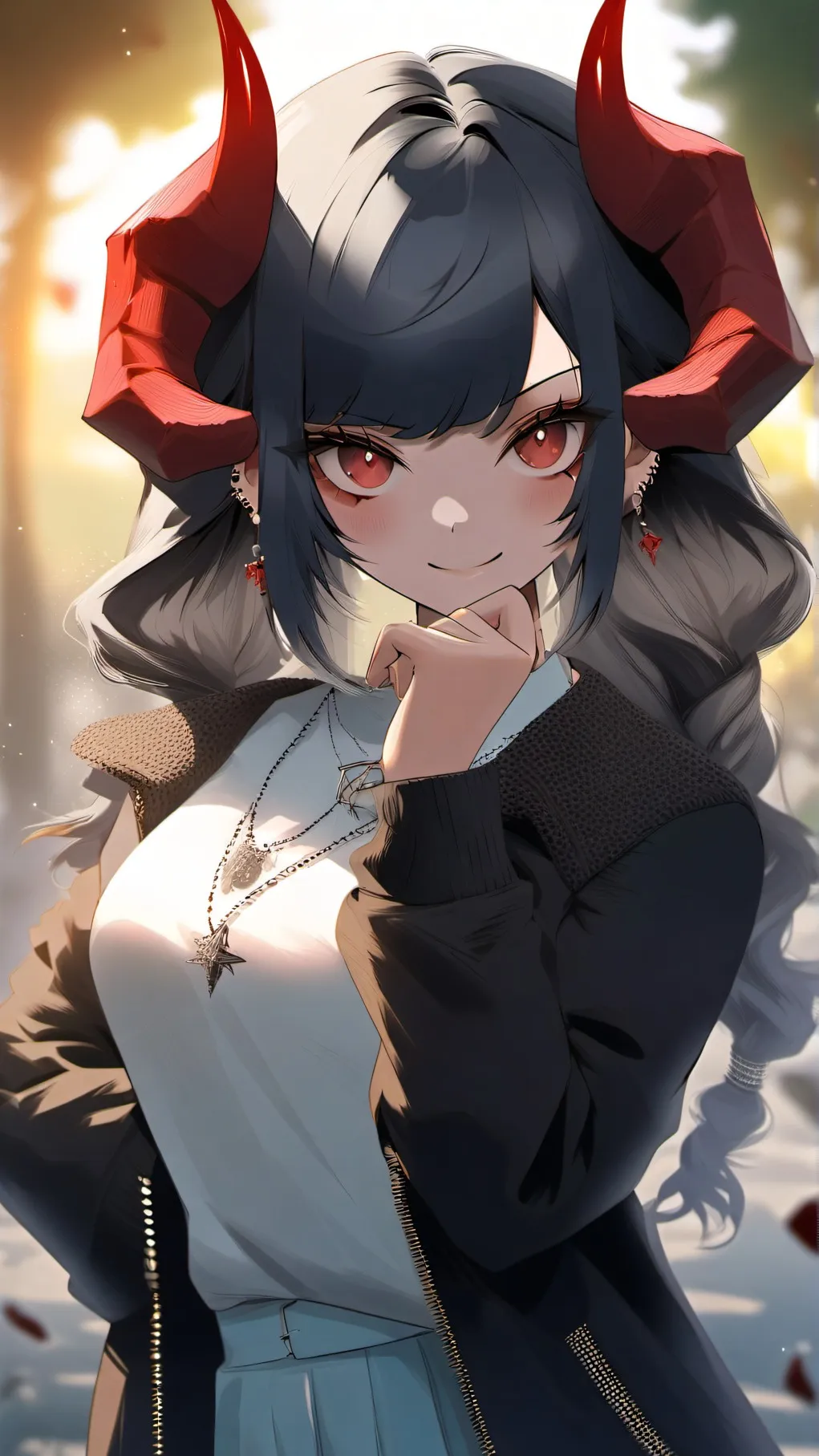 ai character: Salemn background