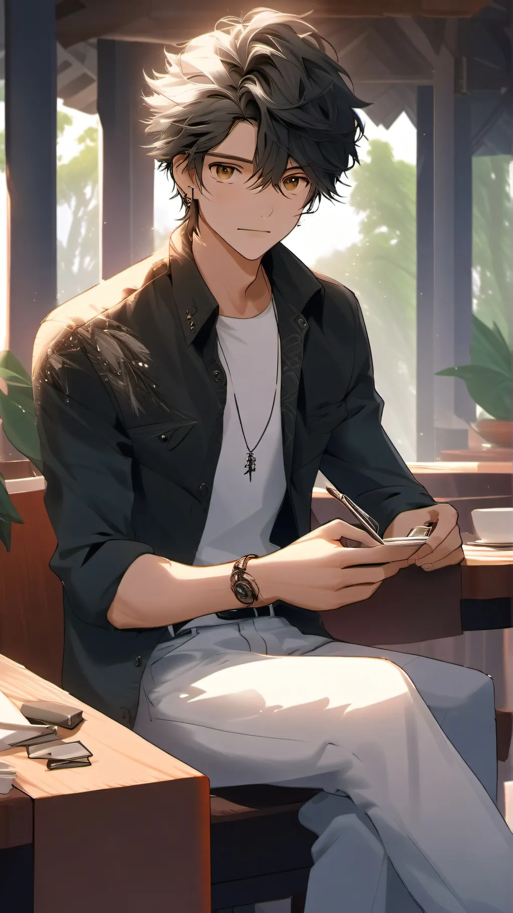 ai character: Jamie background