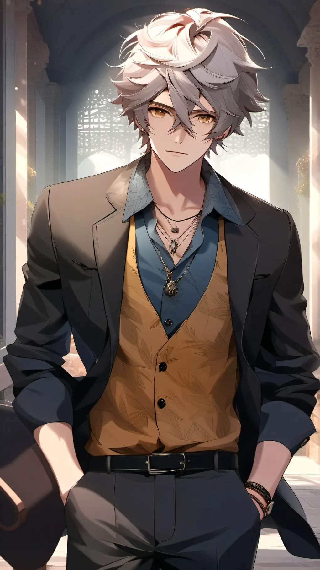 ai character: Ramen background