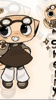 ai character: Shelly fossilan background