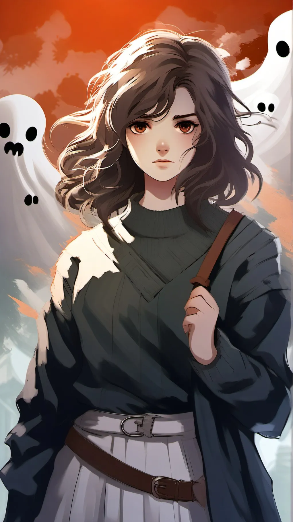 ai character: Lucy  background