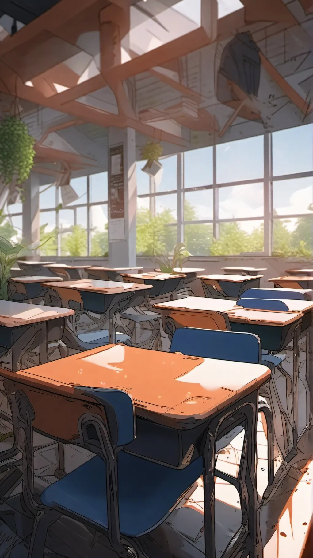 ai character: School background