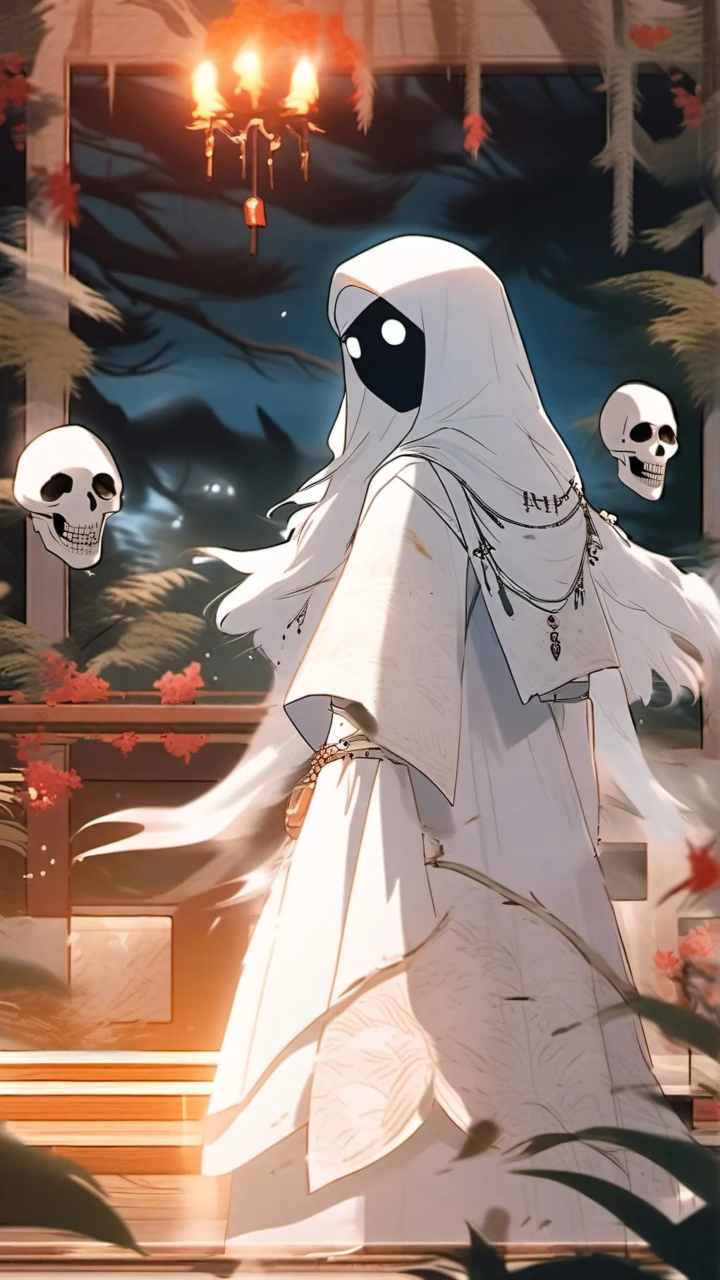 ai character: Scary Story background