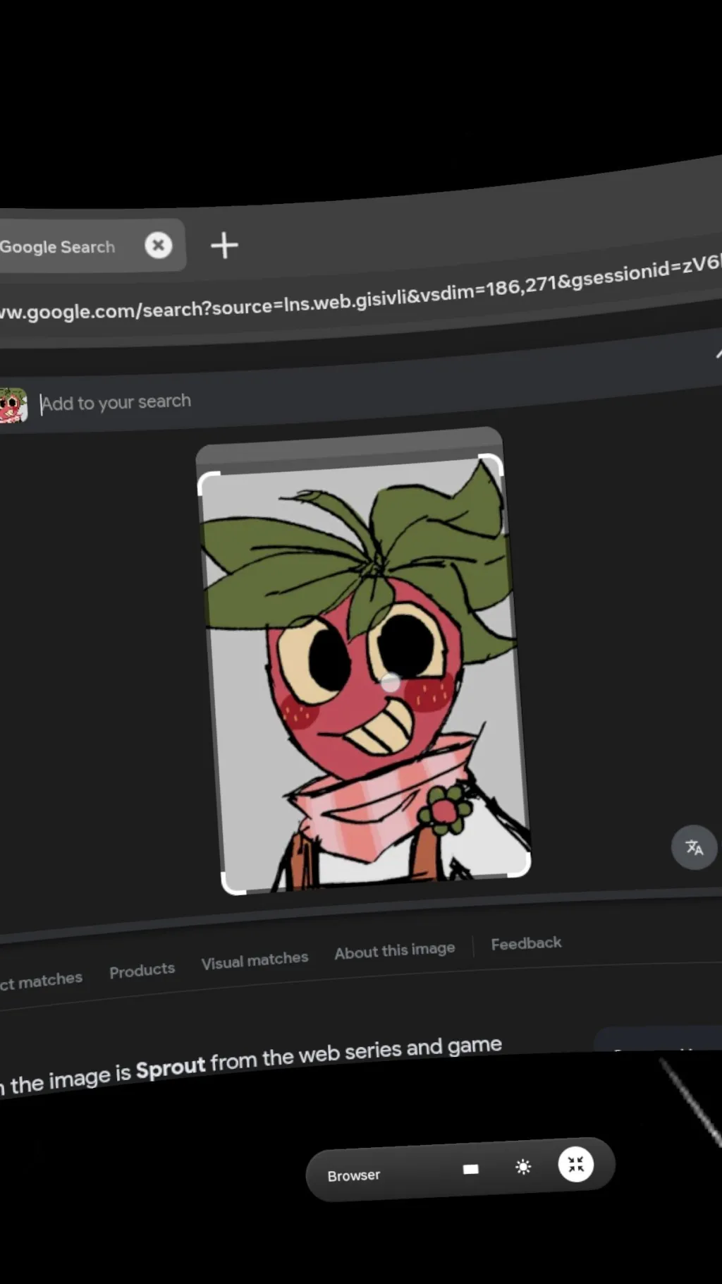 ai character: Sprout background