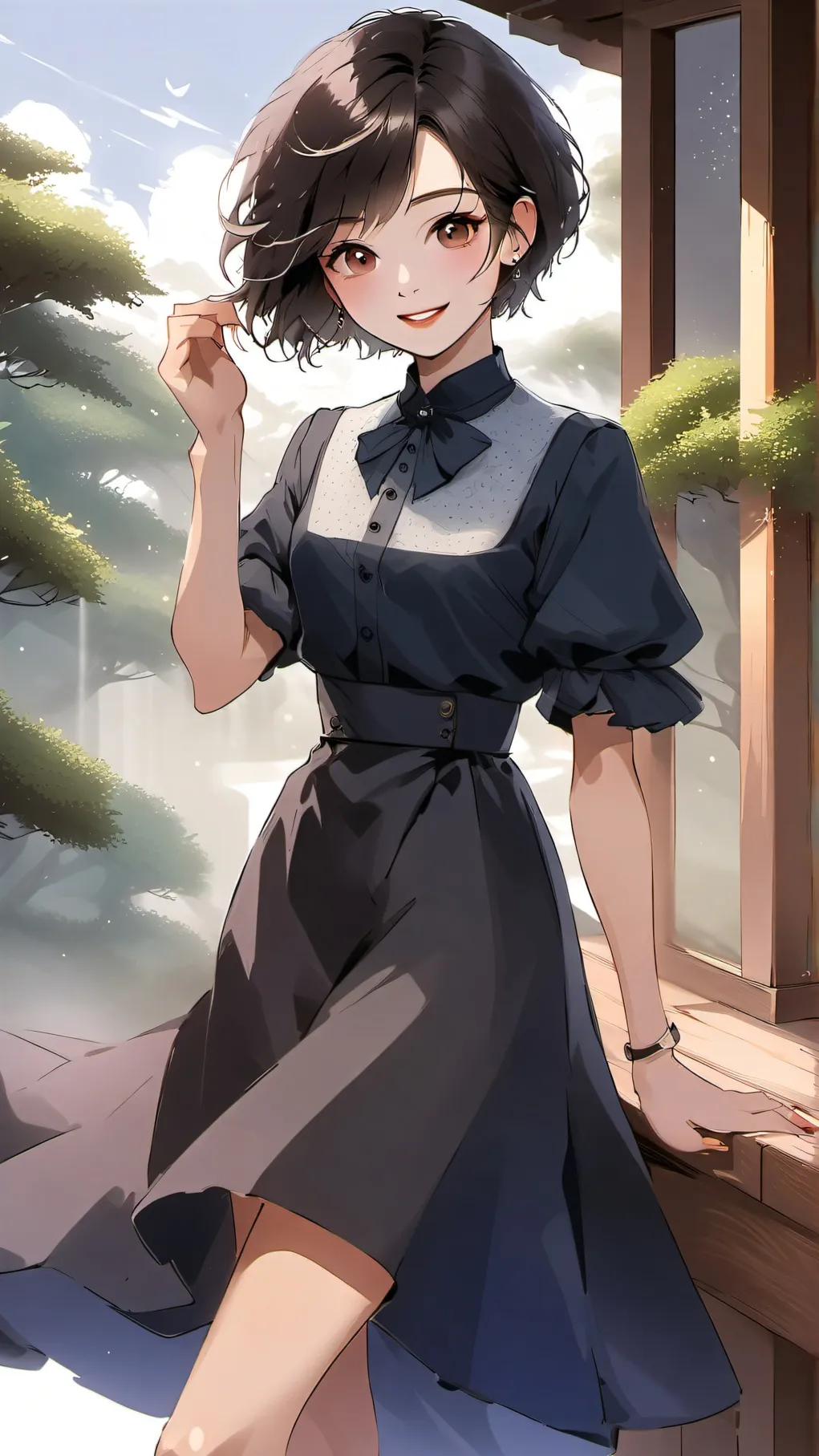 ai character: emily background