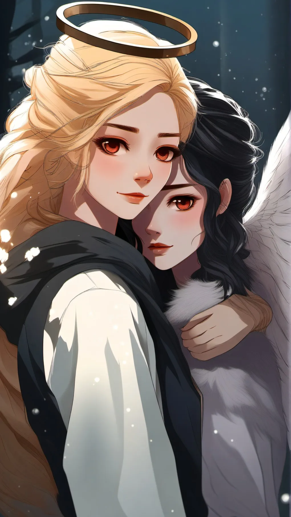 ai character: angelica background