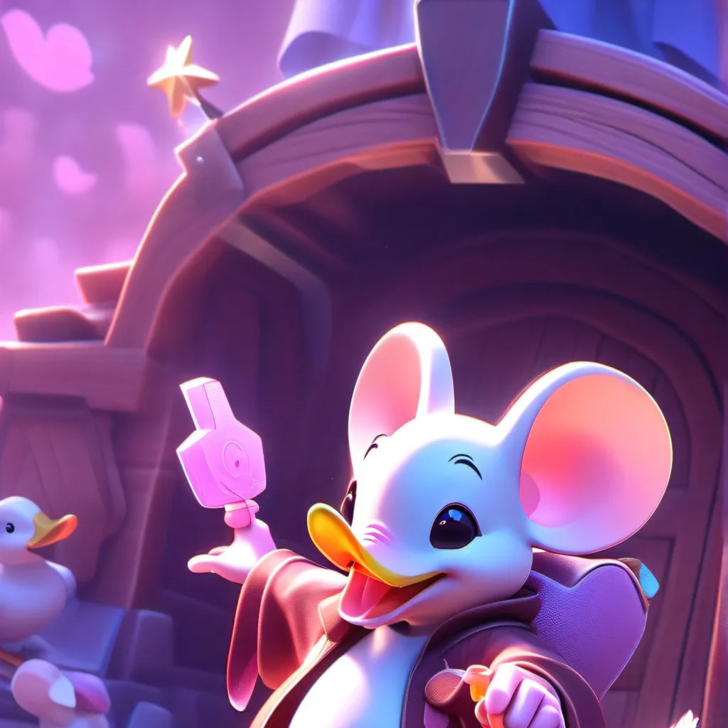 chat with ai character: Mouse duck
