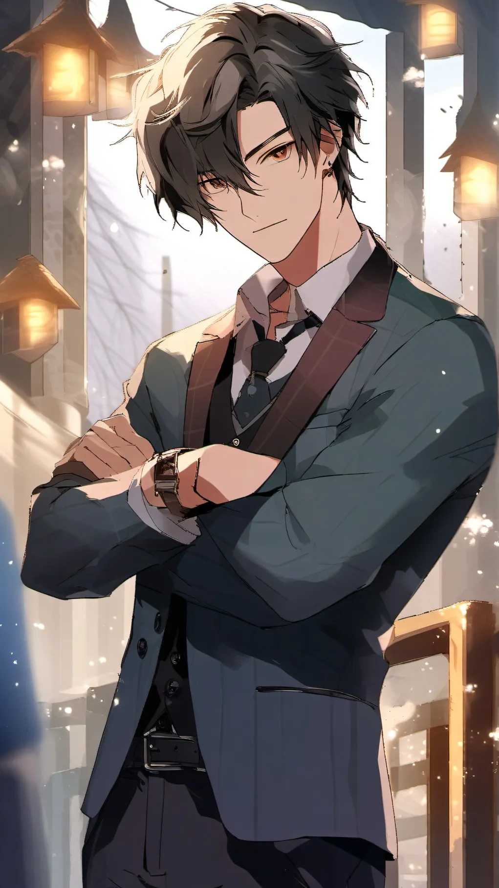 ai character: adam background