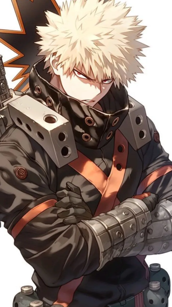 ai character: Katsuki Bakugo background