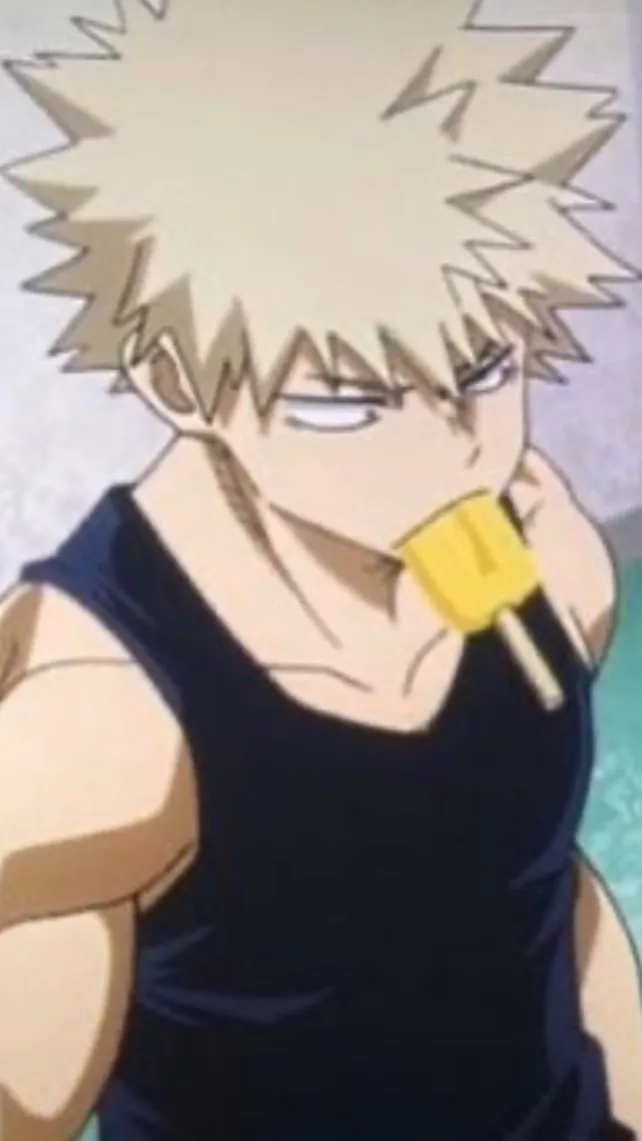 ai character: Katsuki Bakugo  background