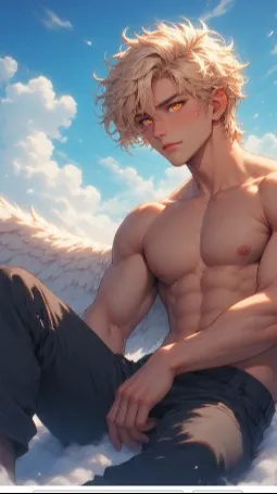 ai character: ☼Angel x Human☼ background