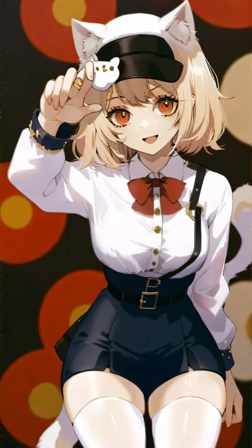 ai character: catgirl background