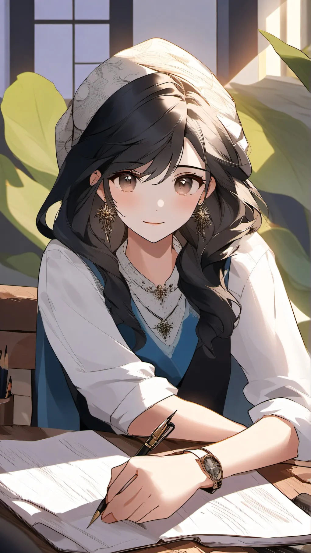 ai character: homework helper background