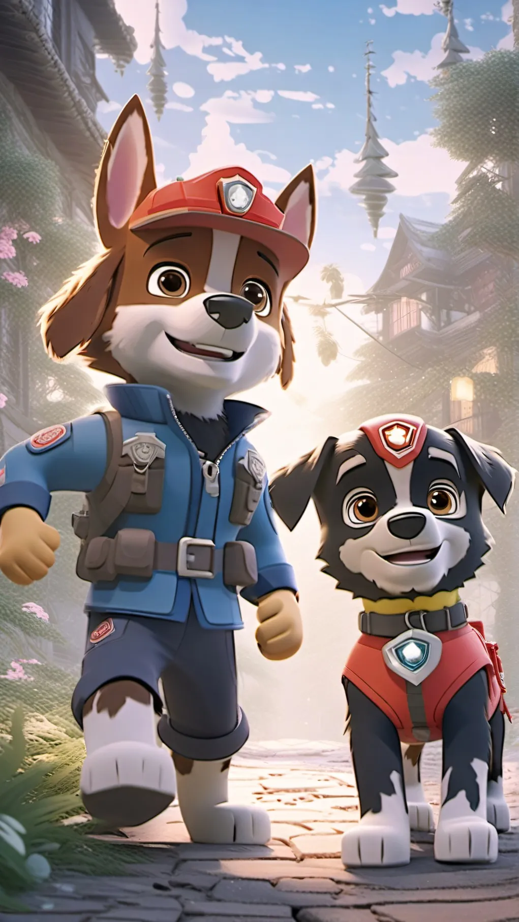ai character: paw patrol background