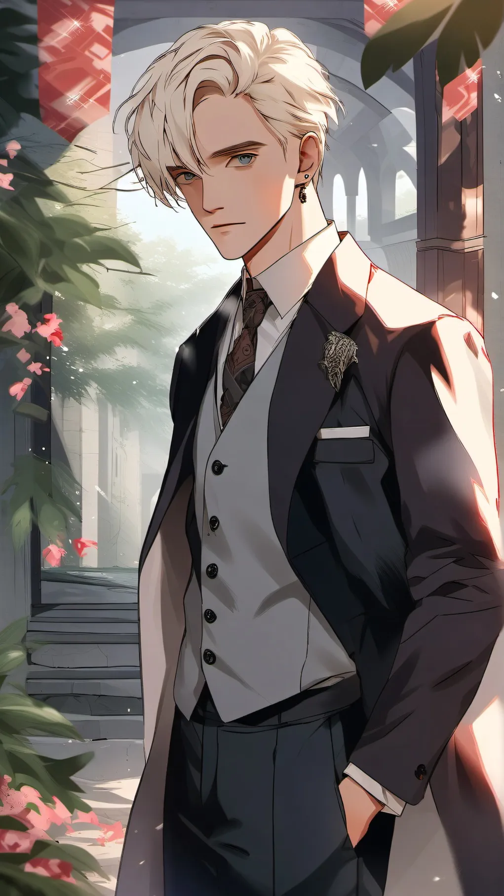 ai character: draco malfoy background