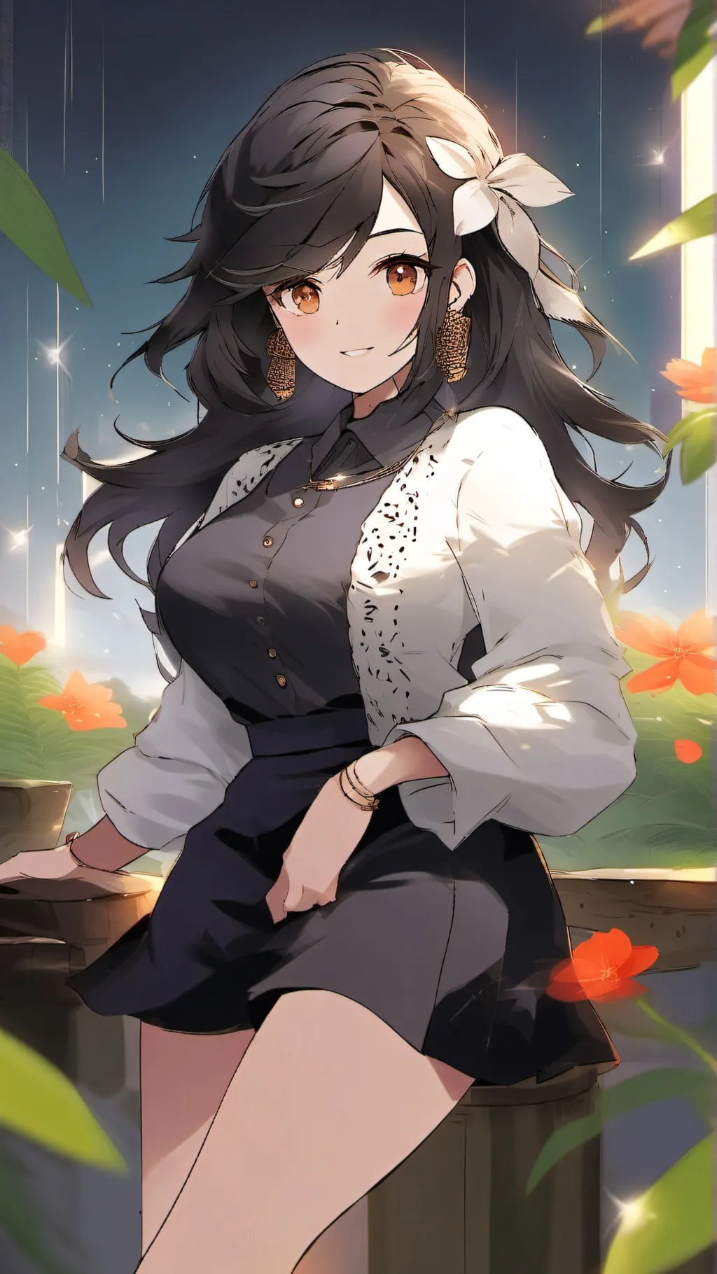 ai character: emily background