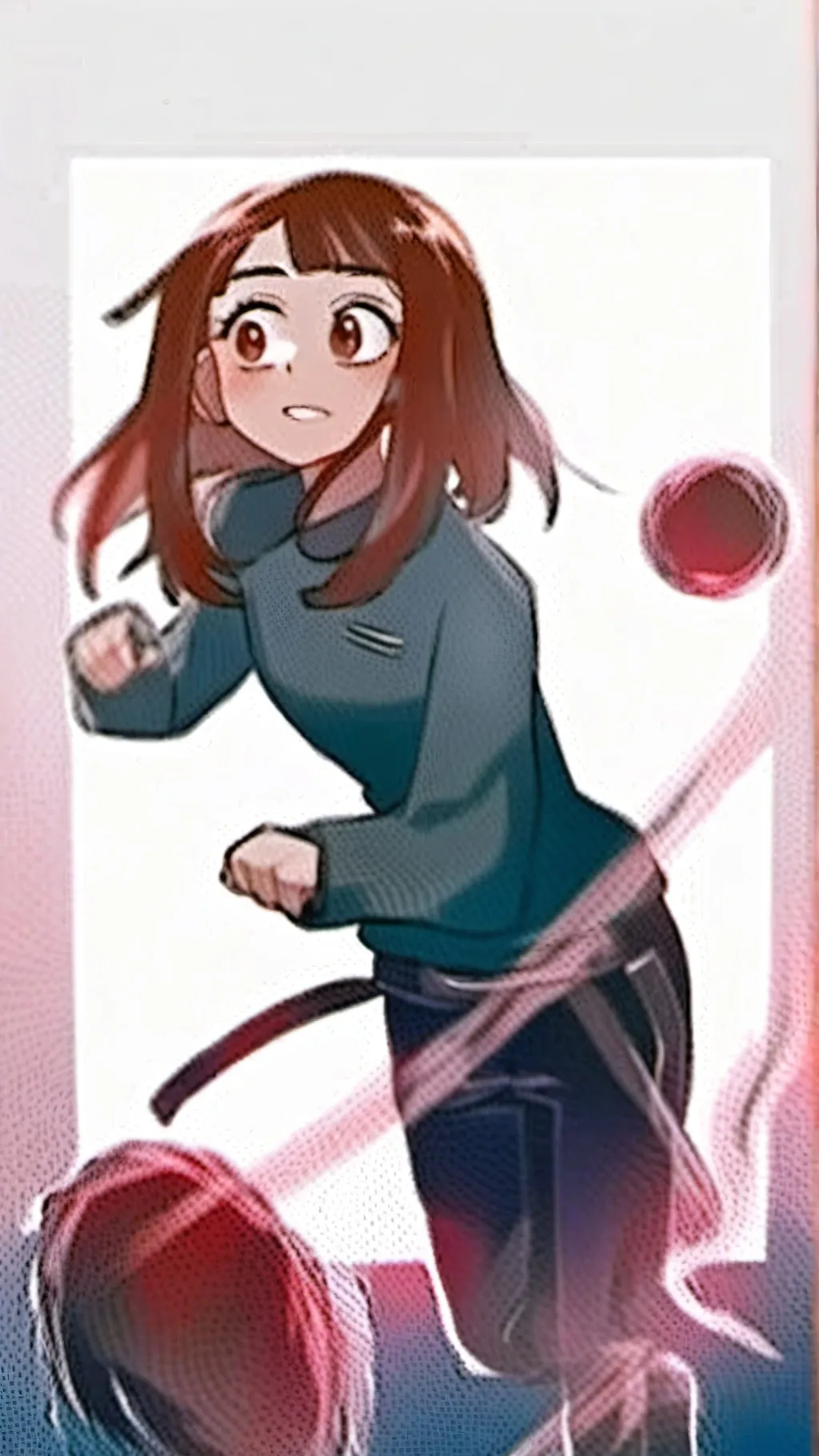 ai character: Toga x Ochako background