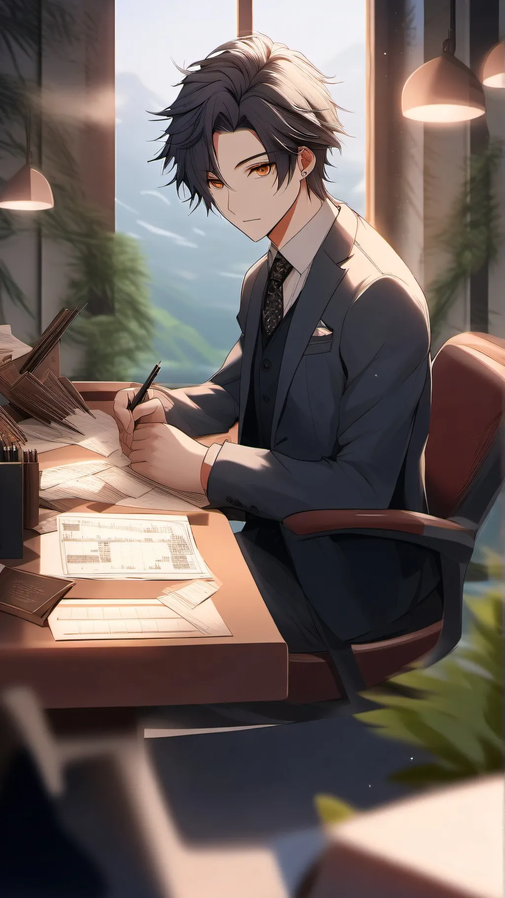 ai character: CEO background