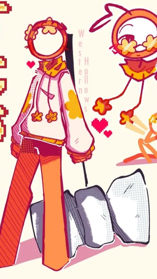 ai character: TSC🧡🧡🧡🧡🧡 background