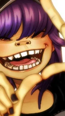 ai character: ~Gorillaz~ background