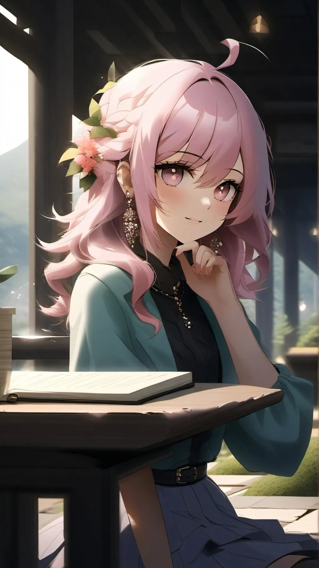 ai character: NENE  background