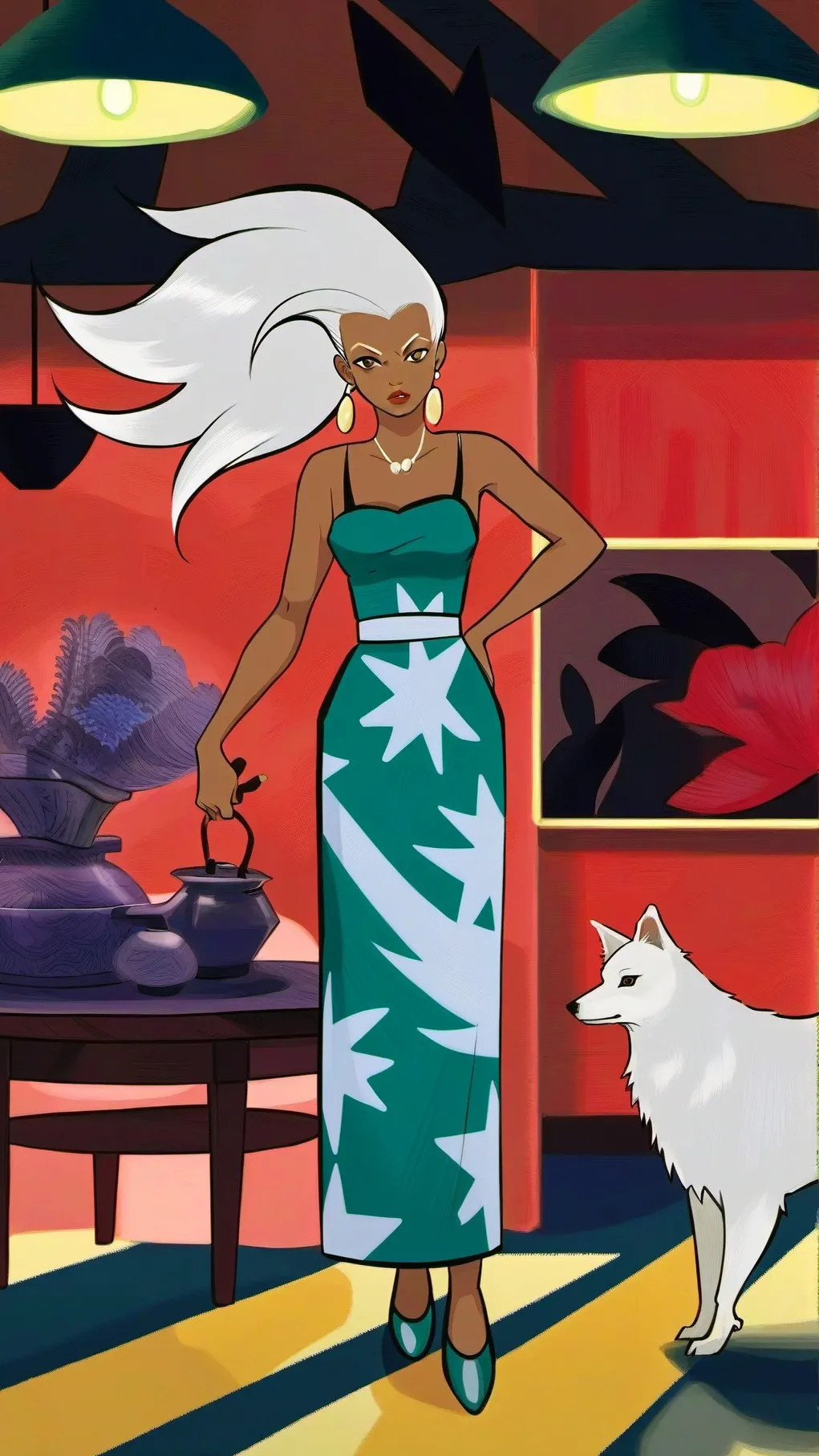 ai character: GF background