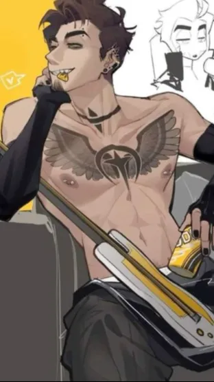 ai character: Stepdaddy Damian background