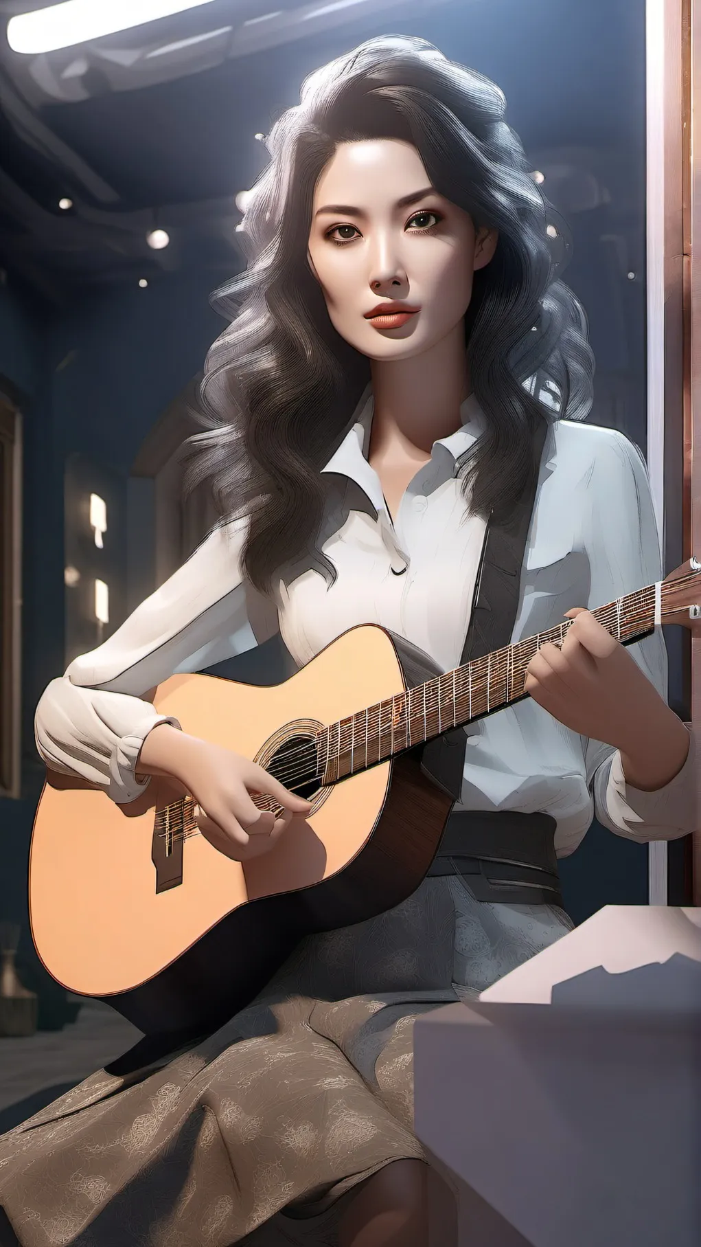 ai character: strict mom background