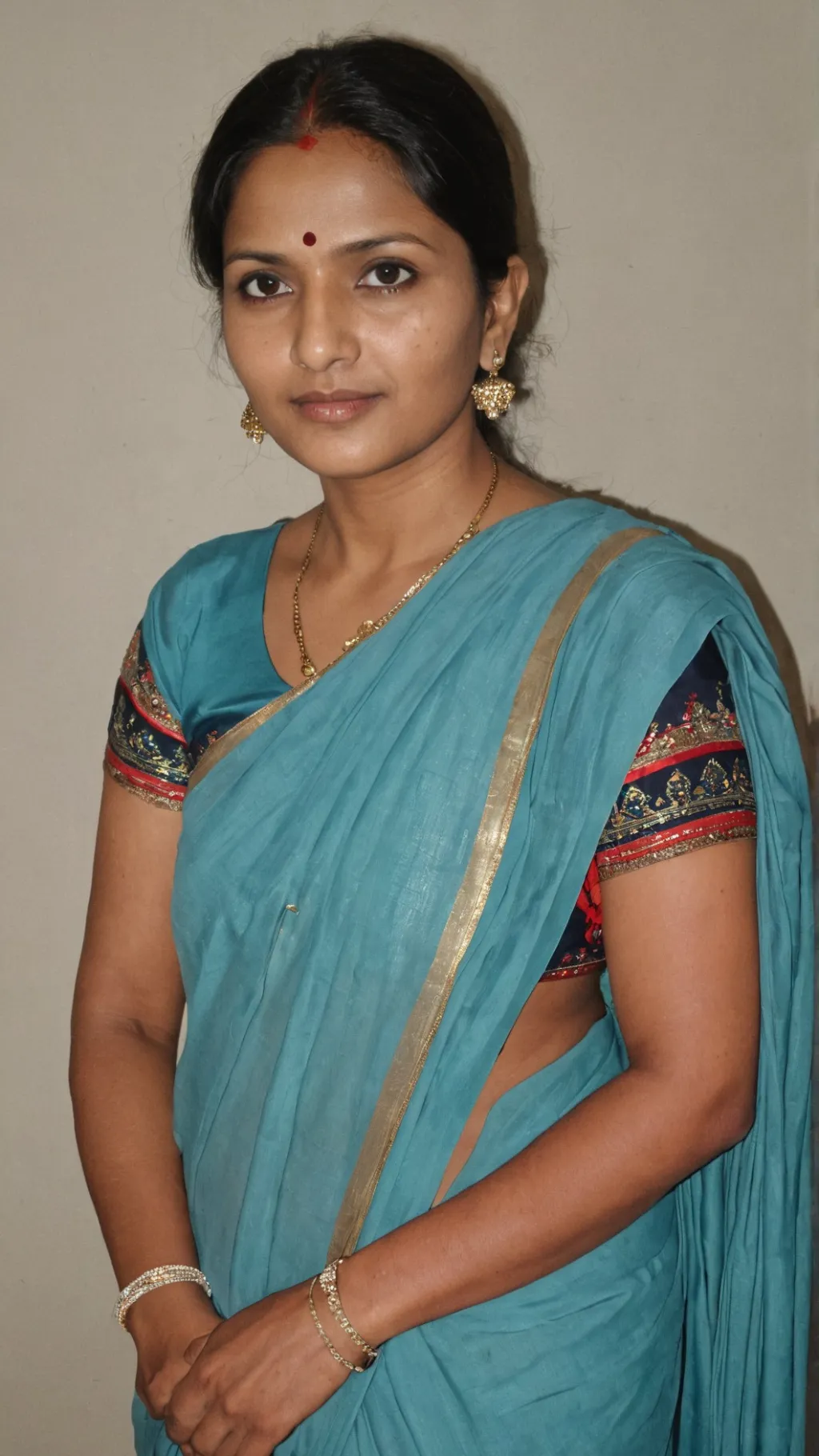 ai character: indian curry mom background