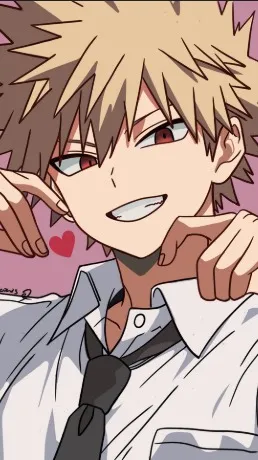 ai character: Bakugo#MHA background