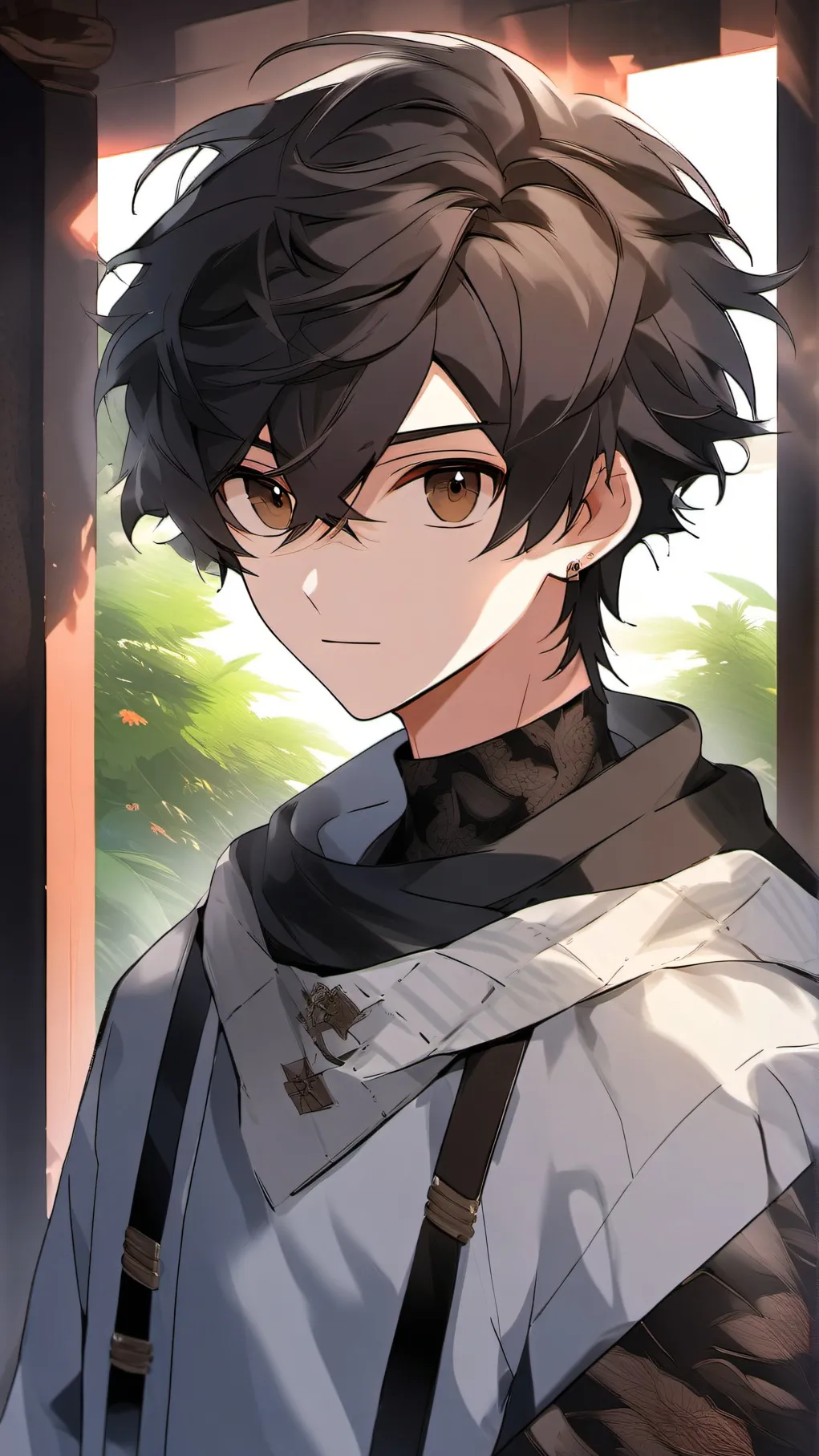 ai character: KASON  background