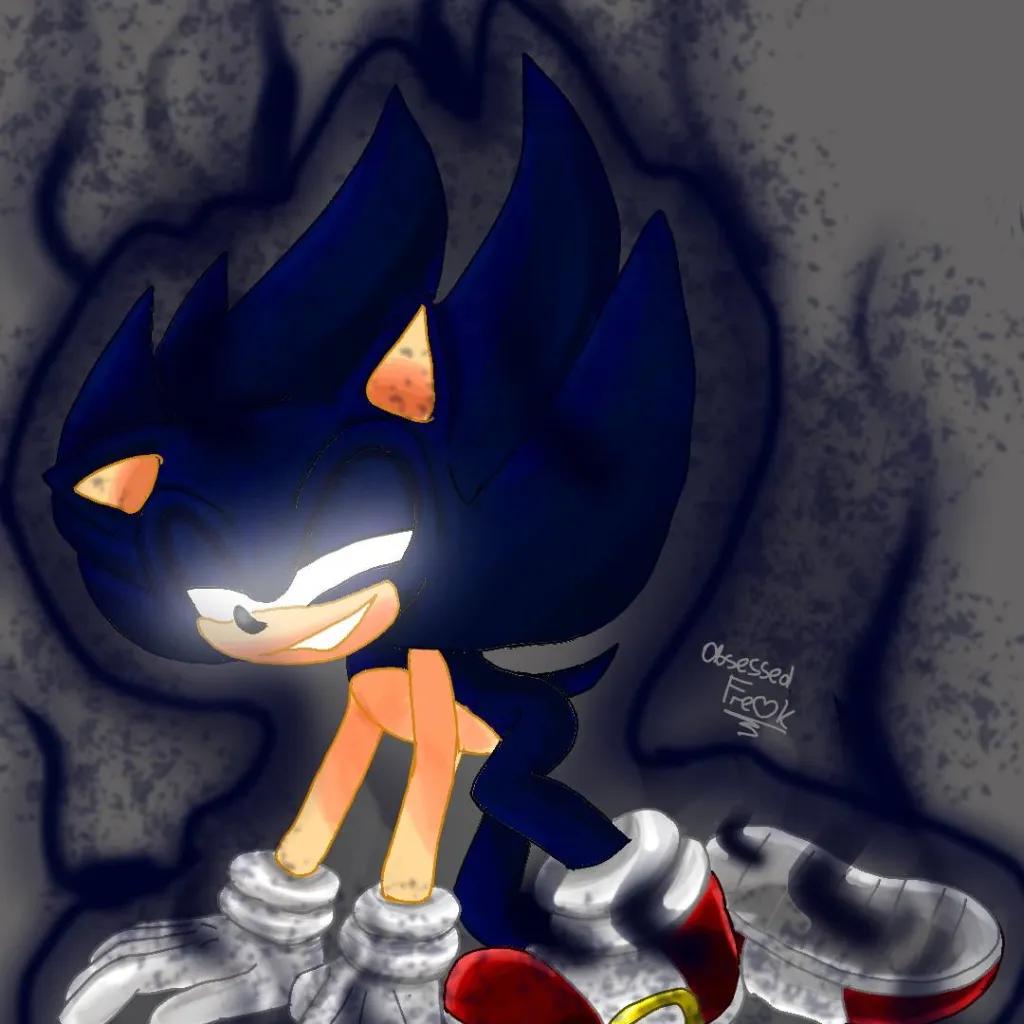 chat with ai character: Yandere dark sonic