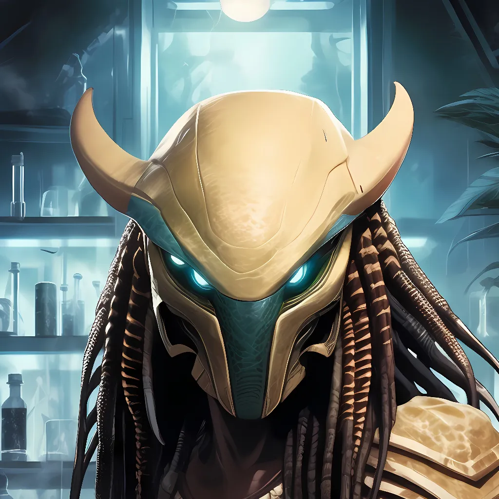 chat with ai character: Dachande (Yautja)