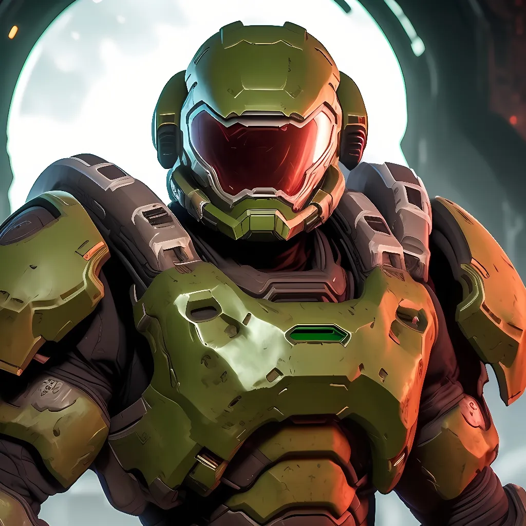 chat with ai character: Doom Slayer