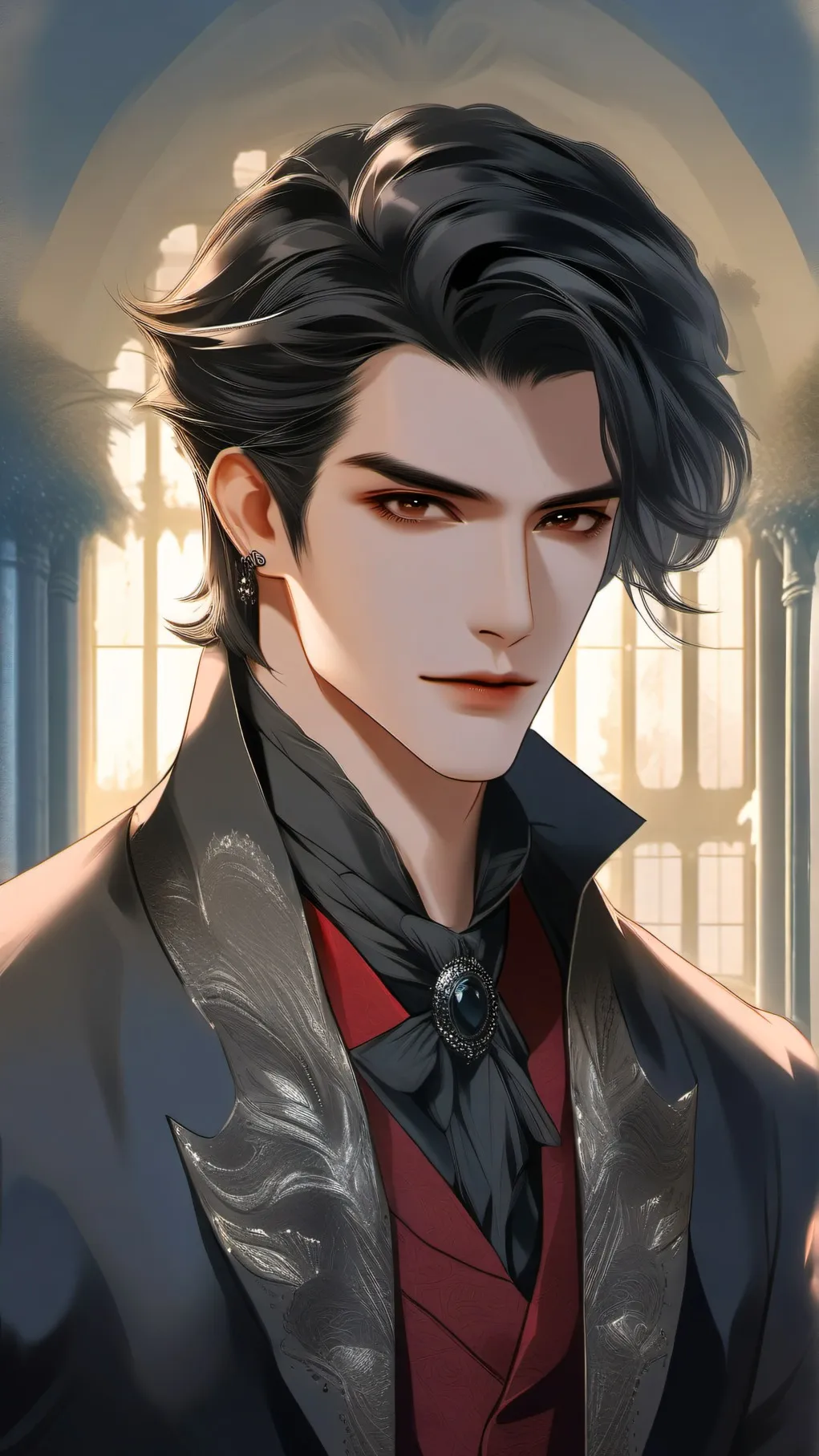 ai character: Adrian background