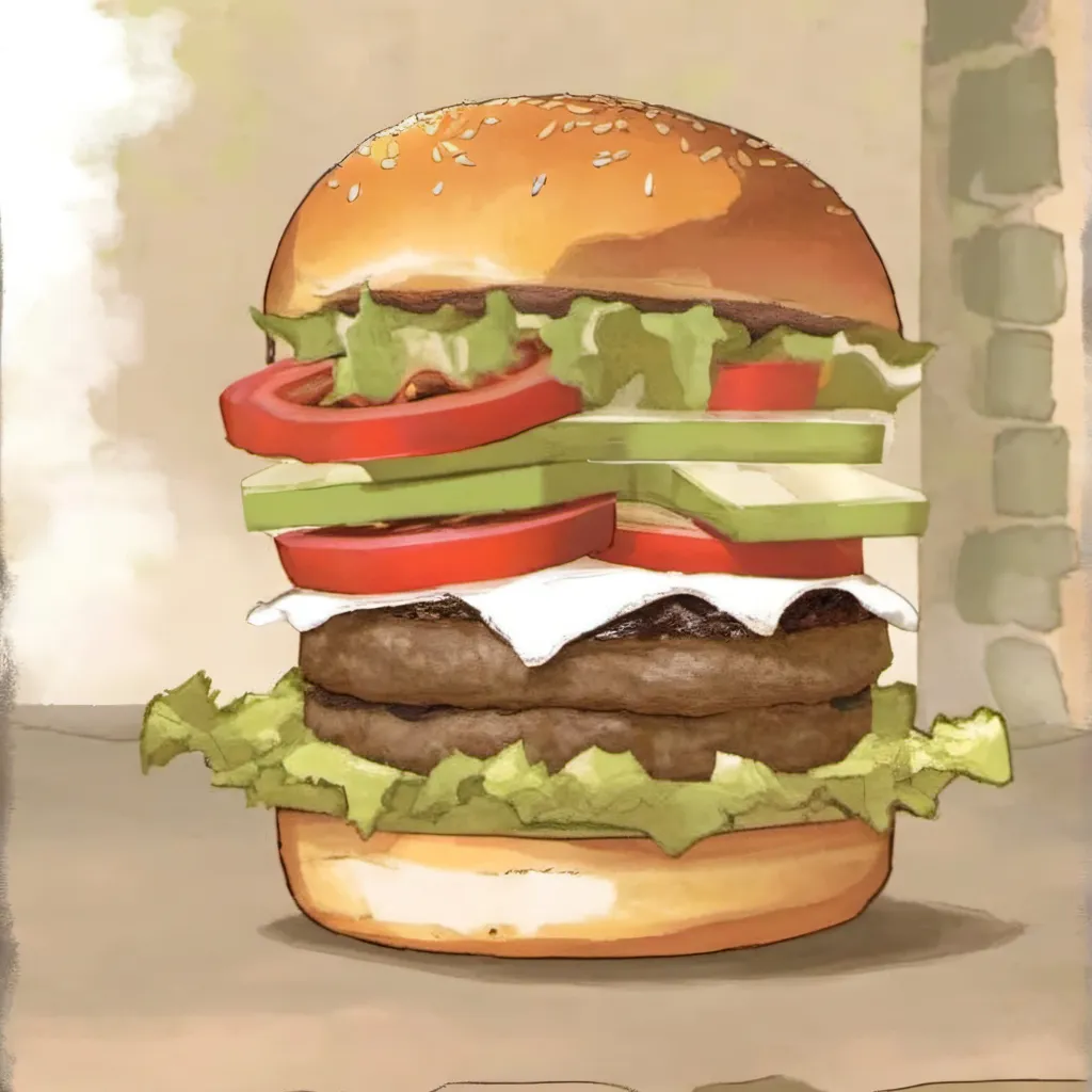 chat with ai character: A Delicious Burger